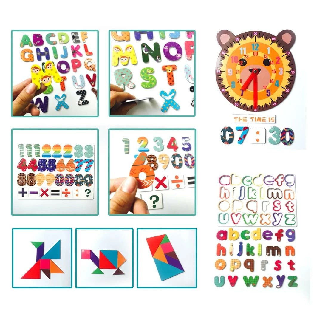 Zummy Magnetic Alphabet Themed Storytelling Playbox with Playing Cards 